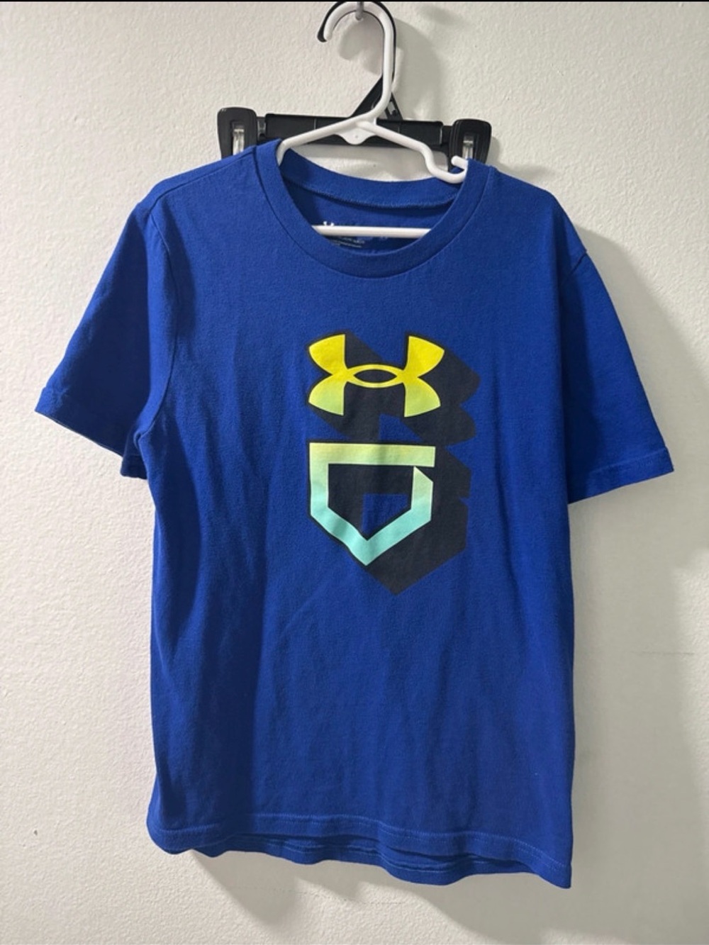 Under Armour Royal Blue Tee with Gradient Logo